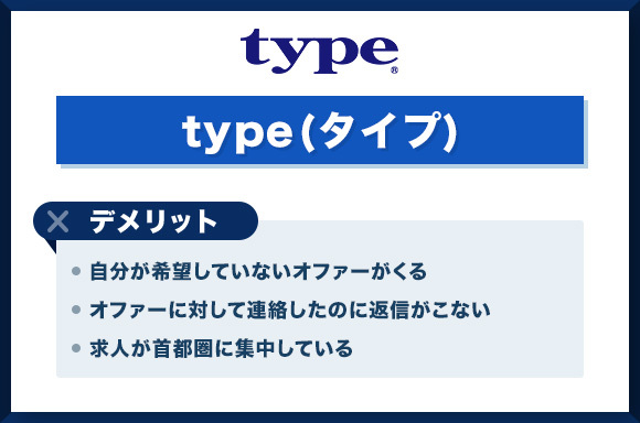 typeのデメリット