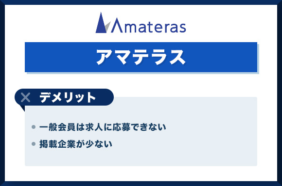 アマテラスのデメリット
