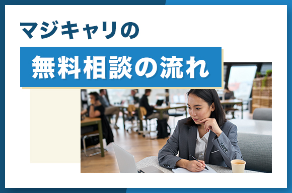 マジキャリの無料体験コーチングの流れ