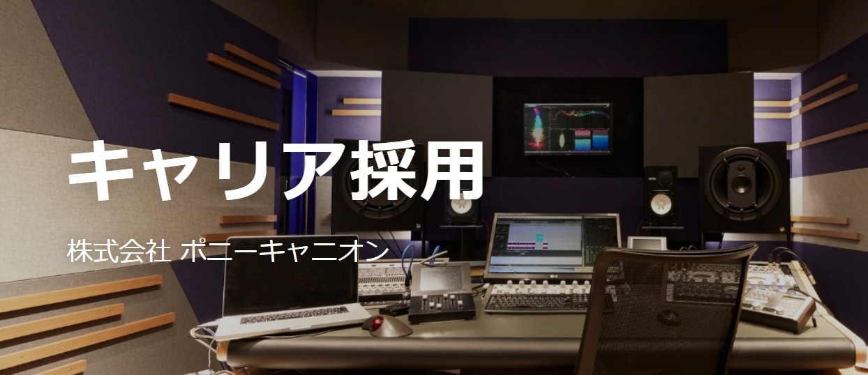 キャリア採用　ポニーキャニオン