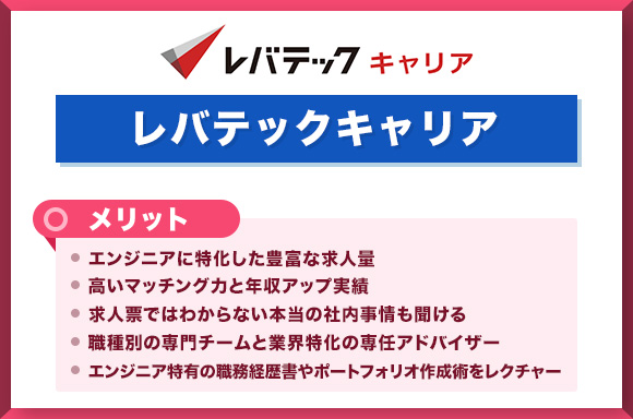 レバテックキャリアのメリット
