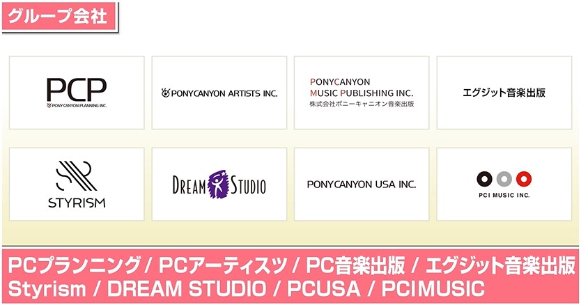 ポニーキャニオン グループ会社