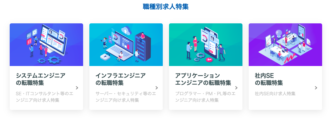 特化型求人のイメージ