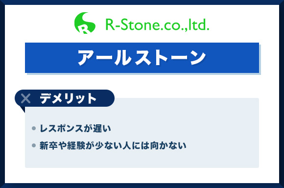 アールストーン デメリット