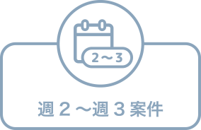 週2～3案件