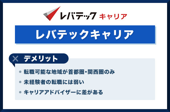 レバテックキャリアのデメリット