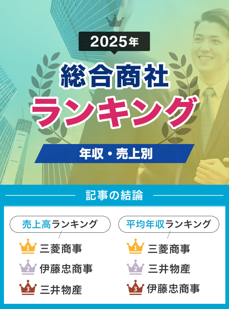 2025年総合商社ランキング