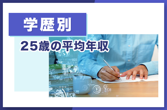 学歴別-25歳の平均年収