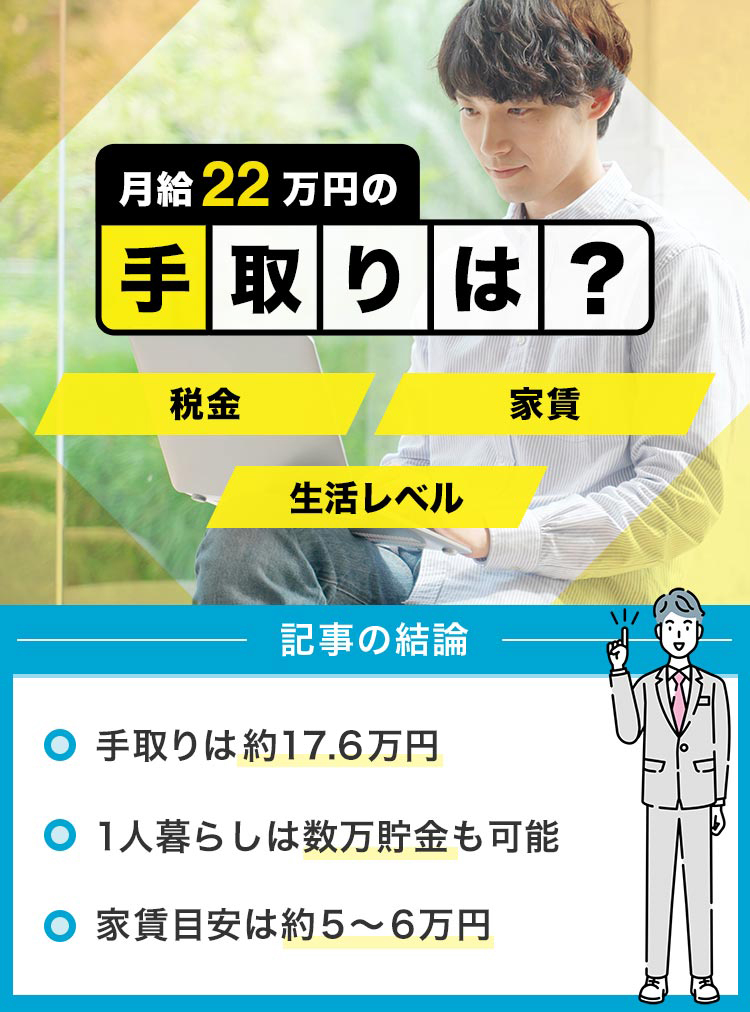 51_月給22万円の手取りは？