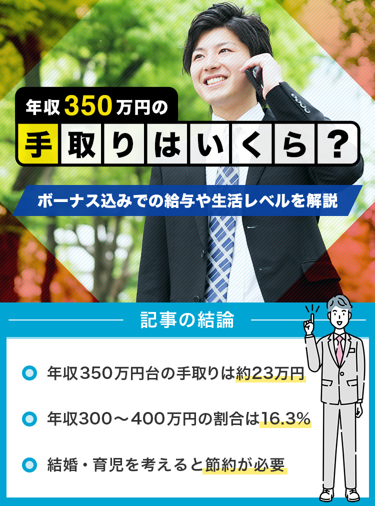23_年収350万円の手取りはいくら？