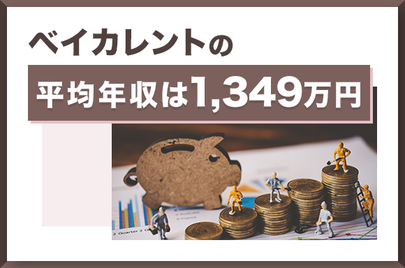 ベイカレントの平均年収は1,349万円