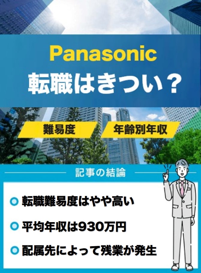 パナソニック転職難易度アイキャッチ