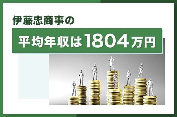 伊藤忠商事の平均年収は1804万円