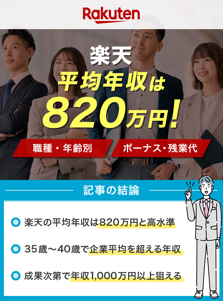 楽天の平均年収