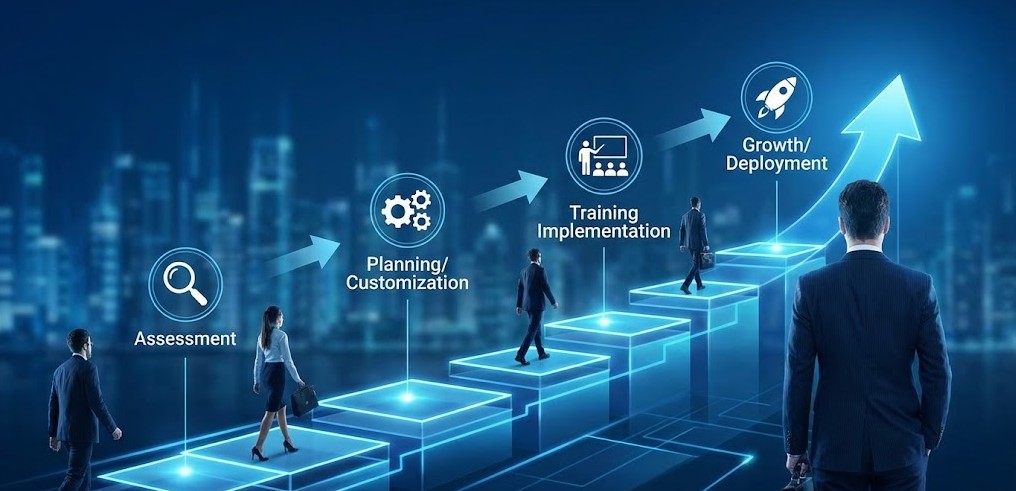 AI研修導入の流れ