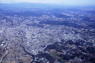 鹿沼市の街並み